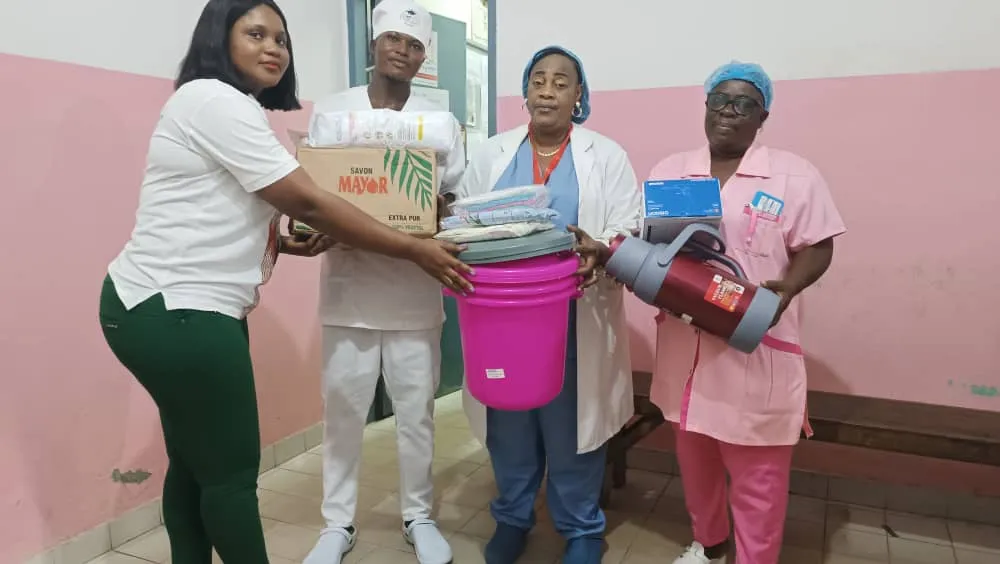 Visite charitable de la Cimentière Bonaberi à l’Hôpital de District de Bonassama